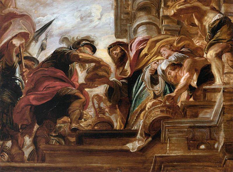 Peter Paul Rubens The Meeting of Abraham and Melchisedek Sweden oil painting art